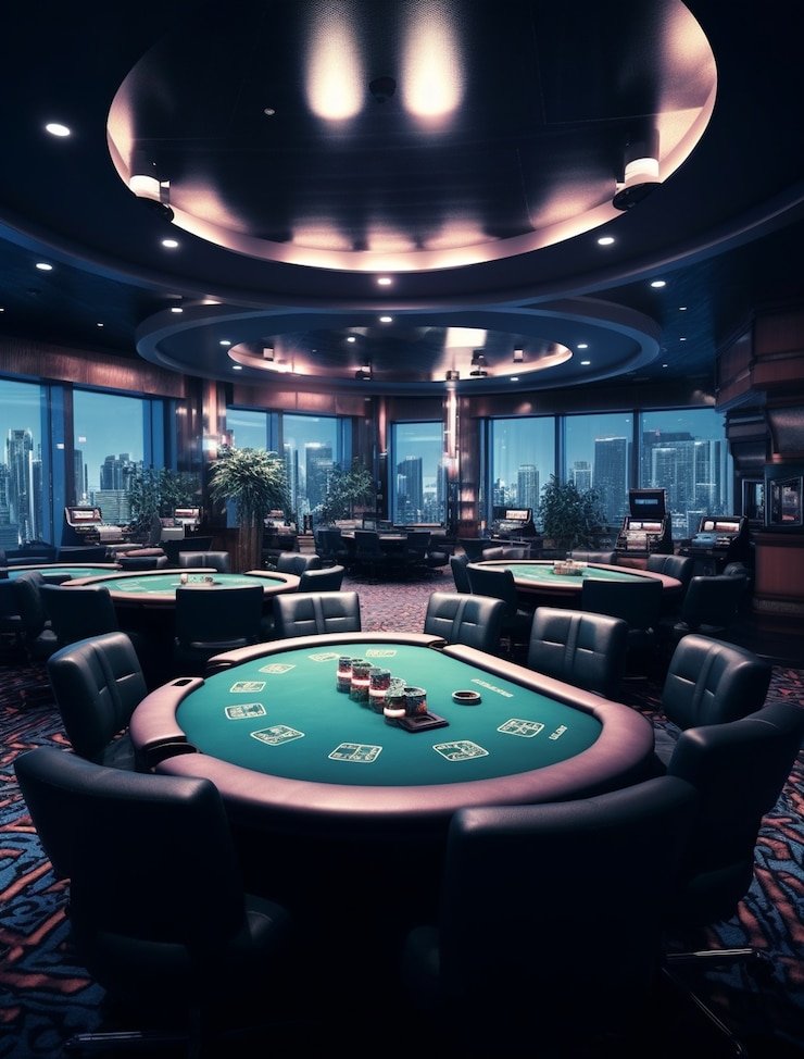 Dealer Blackjack Live di studio reanimal dengan multi-kamera dan layar interaktif